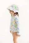 Beaufort Bucket Hat - Gaston Street Garden with Worth Avenue White