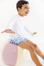 Walker's Wave Spotter Swim Shirt (UPF 35+) - Worth Avenue White