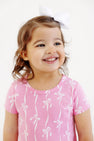 Polly Play Dress - Bell Court Bows (Hamptons Hot Pink)