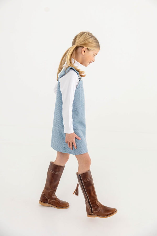 Julia Jumper - Barnsley Blue Tweed