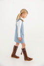 Julia Jumper - Barnsley Blue Tweed
