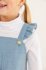 Tatum's Turtleneck & Onesie - Worth Avenue White