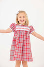 Dollie Mae Dress - Woodspoint Plaid with Worth Avenue White