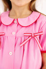 Tabitha's Teacher's Pet Dress - Hamptons Hot Pink with Richmond Red