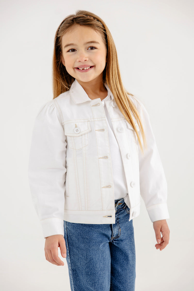 Darley's Denim Jacket - Worth Avenue White