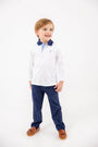 Prepletic™ Sheffield Pants - Nantucket Navy with Keeneland Khaki Stork