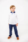 Prepletic™ Sheffield Pants - Nantucket Navy with Keeneland Khaki Stork