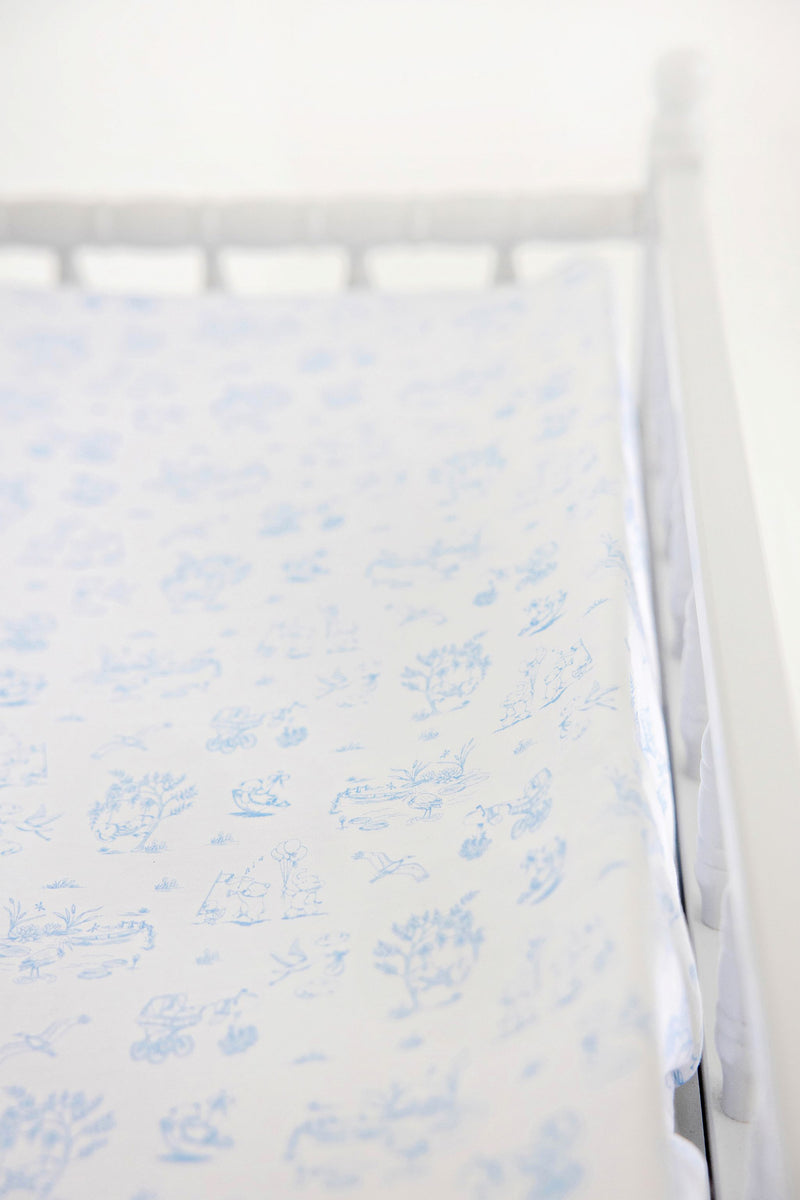Cheeky Changing Pad Cover - Sir Proper's Sweet Arrival (Beale Street Blue)
