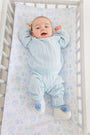Cheeky Changing Pad Cover - Sir Proper's Sweet Arrival (Beale Street Blue)