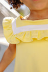 Darla Day Top - Lake Worth Yellow with Worth Avenue White