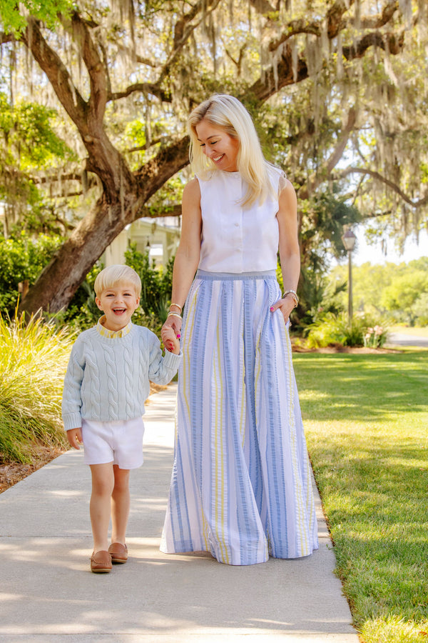 Mrs. Buckley Ball Skirt - Sobro Seersucker