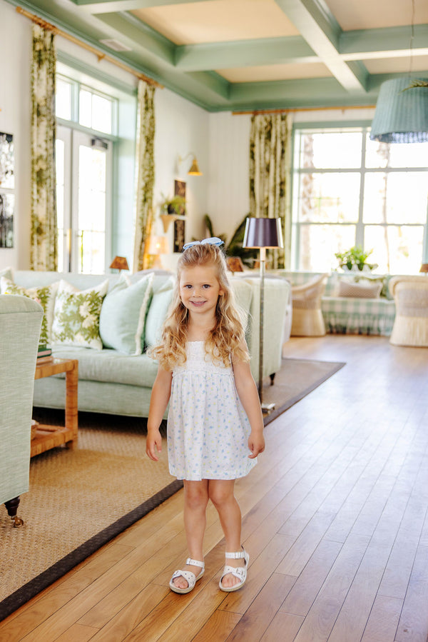 Babs Dress - Dunwoody Daisy & Worth Avenue White