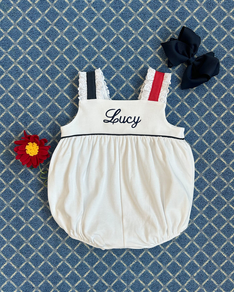 (model-text: Monogram: Nantucket Navy, Sewanee Script Font)