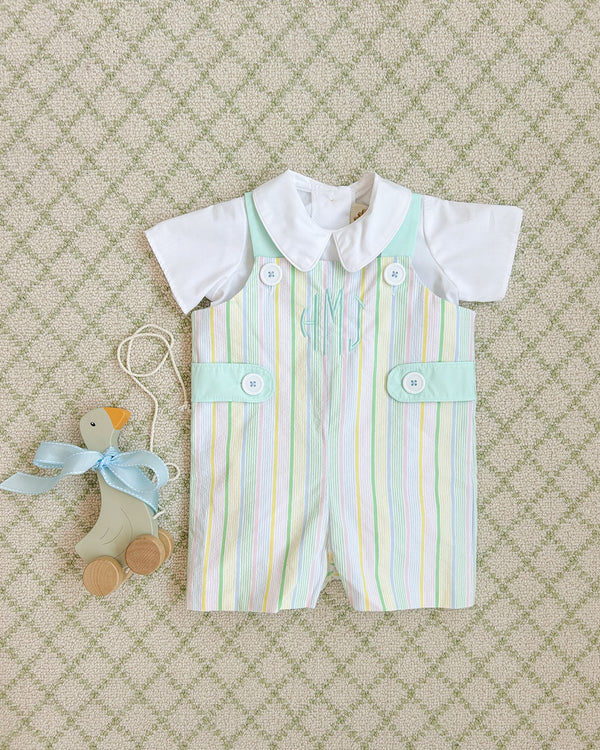 Monogram: Sea Island Seafoam, Caldwell Circle Font