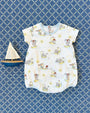 Short Sleeve Patton Play Bubble - S.S. Beaufort with Buckhead Blue