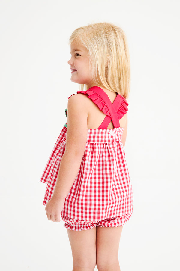 Nancy's Novelty Set - Richmond Red Gingham with Watermelon