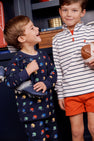 Cassidy Comfy Crewneck - Hut! with Nantucket Navy