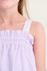 Lainey's Little Dress - Lauderdale Lavender Gingham