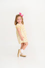 Sandy Smocked Dress - Fairway Floral with Winter Park Pink
