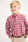Dean's List Dress Shirt - Woodspoint Plaid with Barrington Blue Stork