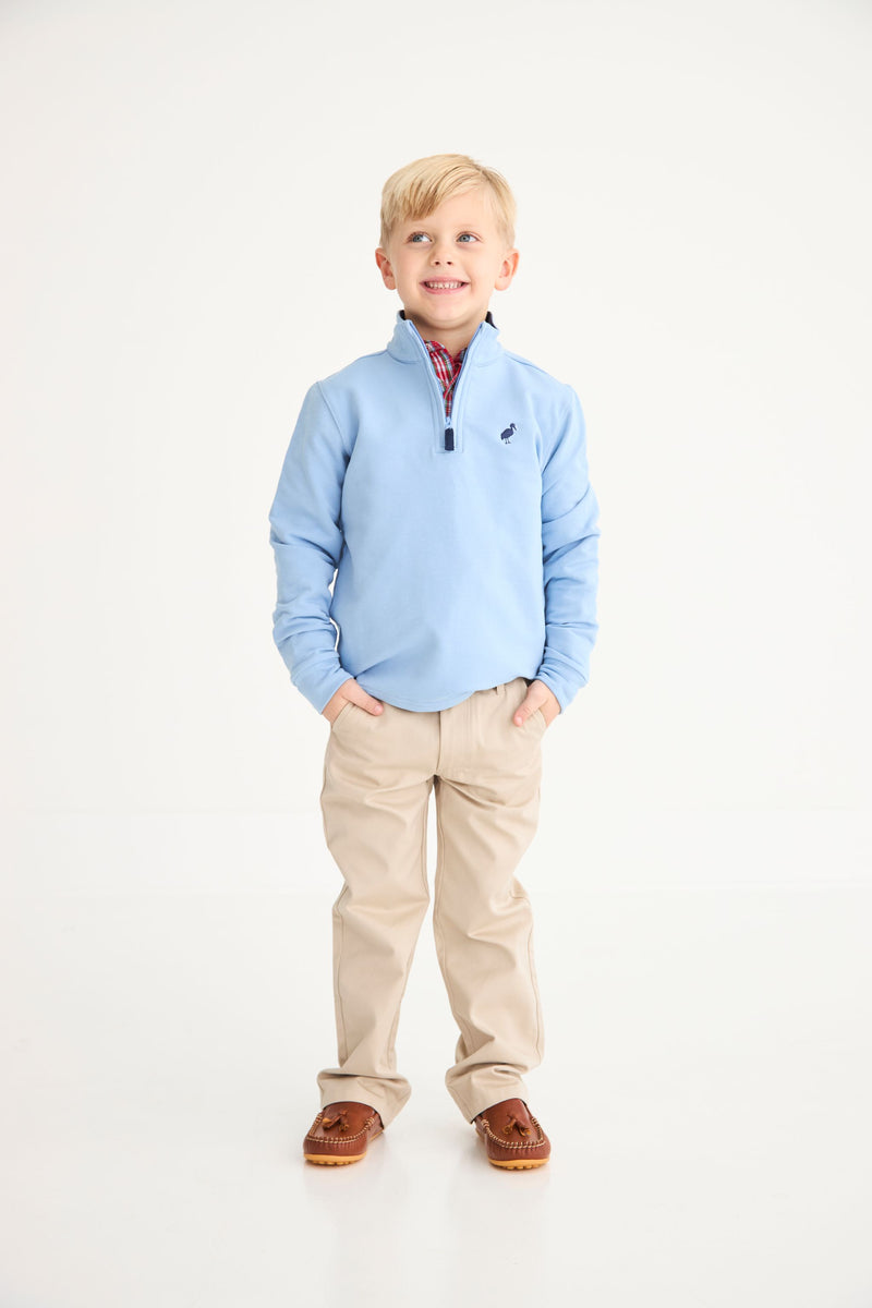 Hayword Half Zip - Barrington Blue
