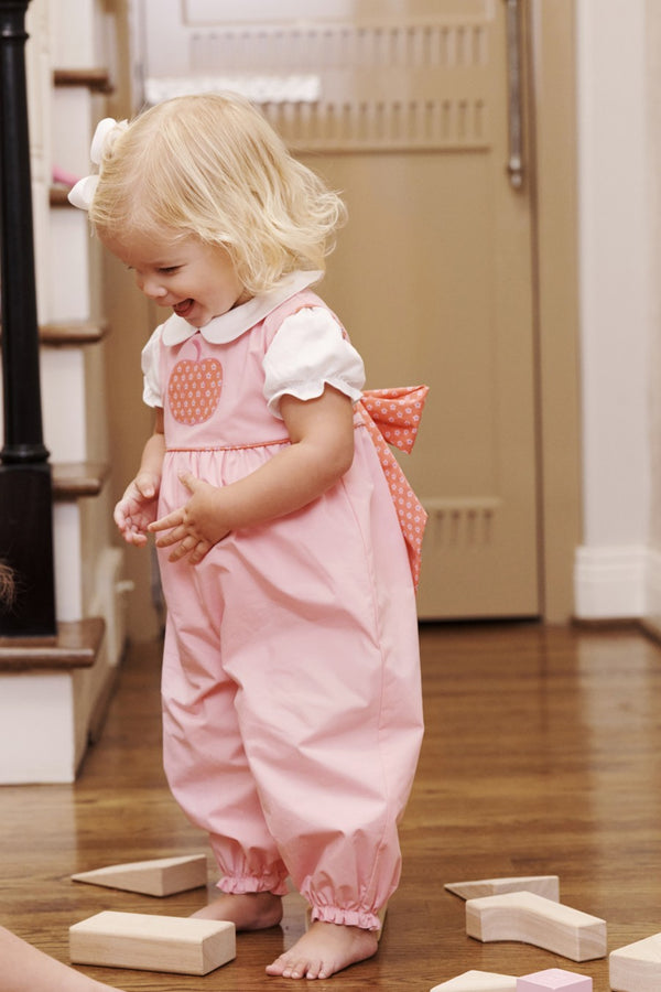 Maude's Peter Pan Collar Shirt & Onesie (Short Sleeve Woven) - Worth Avenue White
