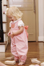 Maude's Peter Pan Collar Shirt & Onesie (Short Sleeve Woven) - Worth Avenue White