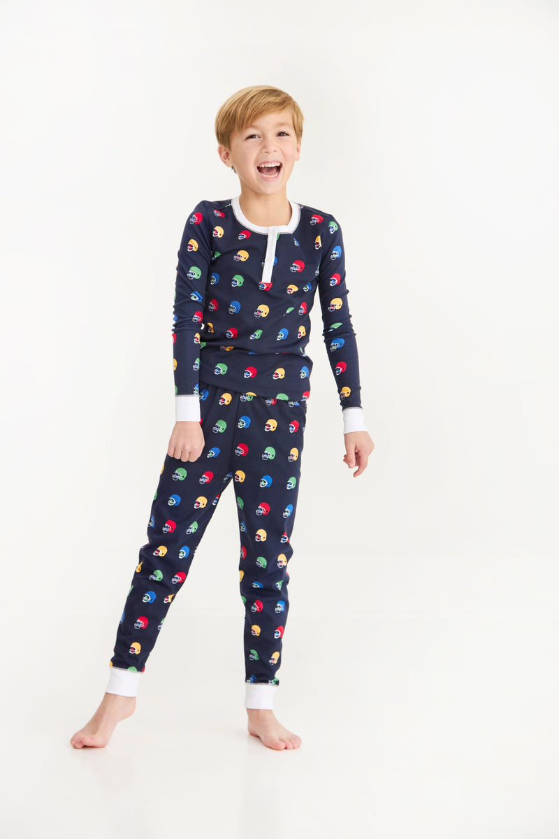 Payton Pajama Set - Hut! with Worth Avenue White