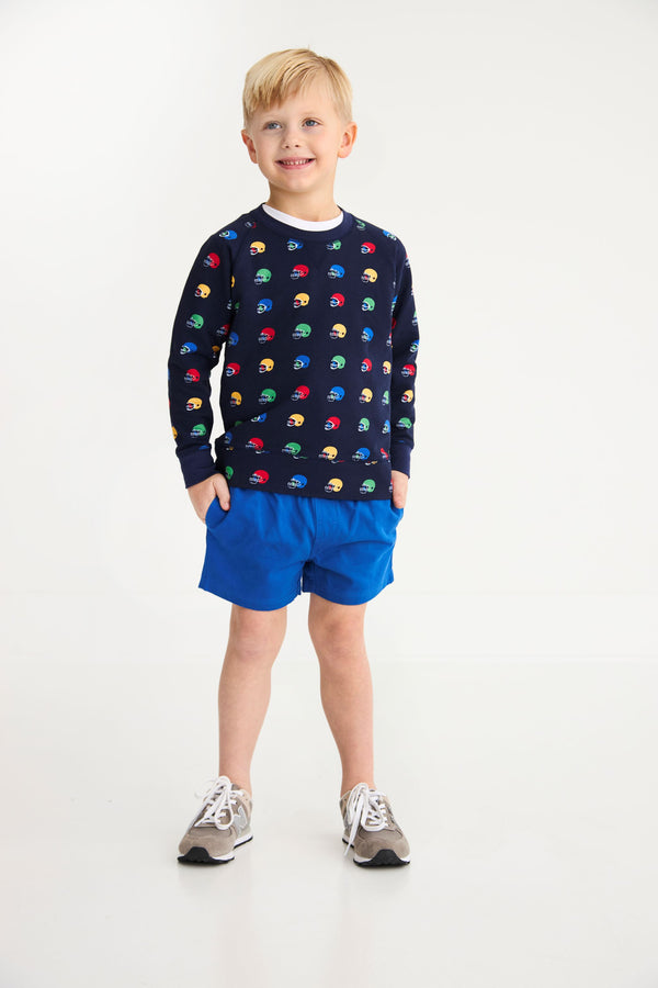 Sheffield Shorts - Rockefeller Royal with Nantucket Navy Stork