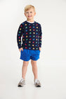 Sheffield Shorts - Rockefeller Royal with Nantucket Navy Stork