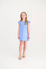 Ellen's Eyelet Dress - Barbados Blue