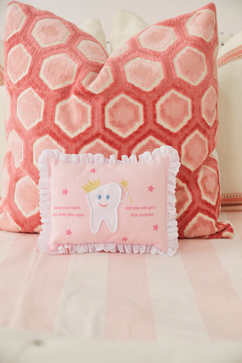 Fairy Exchange Pillow - Palm Beach Pink