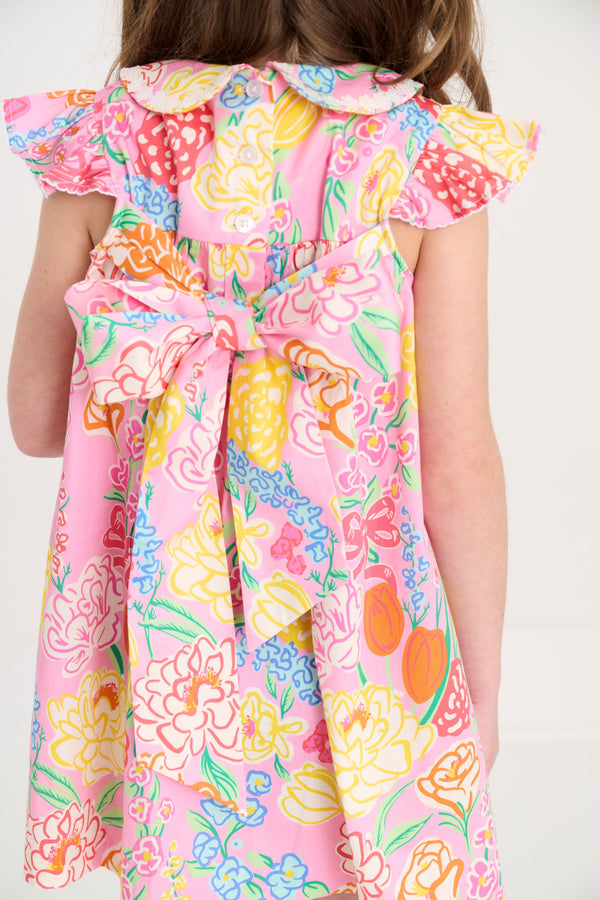 Franny Frock - Sheridan French Floral with Worth Avenue White