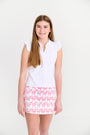 Rosie Ruffle Top - Worth Avenue White