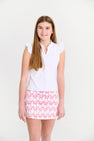 Rosie Ruffle Top - Worth Avenue White