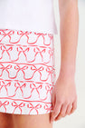 Searcy Skort - Birdie's Bows with Worth Avenue White