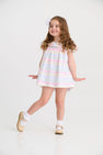Dorothy Day Dress - San Antonio Stripe & Hamptons Hot Pink with Bloomers