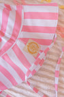 Cissy Sunhat - Caicos Cabana Stripe (Hamptons Hot Pink)