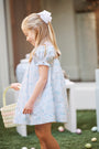Short Sleeve Sandy Smocked Dress - Lindon Hill Hops with Pier Party Pink