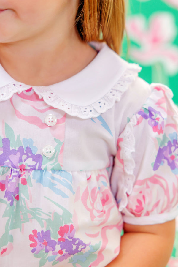 Mary Baker Bubble - Princess Grace Rose (Pink) with Worth Avenue White