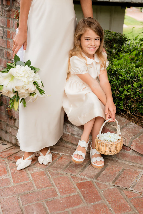 Grandccasion™ Cindy Lou Sash Dress - Grand Isle Ivory