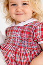 Dollie Mae Bubble - Woodspoint Plaid with Worth Avenue White