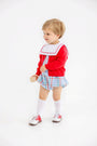 Towne's Top Sail Bubble - Kensington Court Plaid with Worth Avenue White