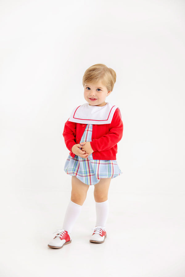 Cambridge Cardigan (Unisex) - Richmond Red