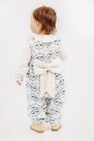 Sleeveless Rebecca Romper Quilted - Horse Bits & Bows with Palmetto Pearl