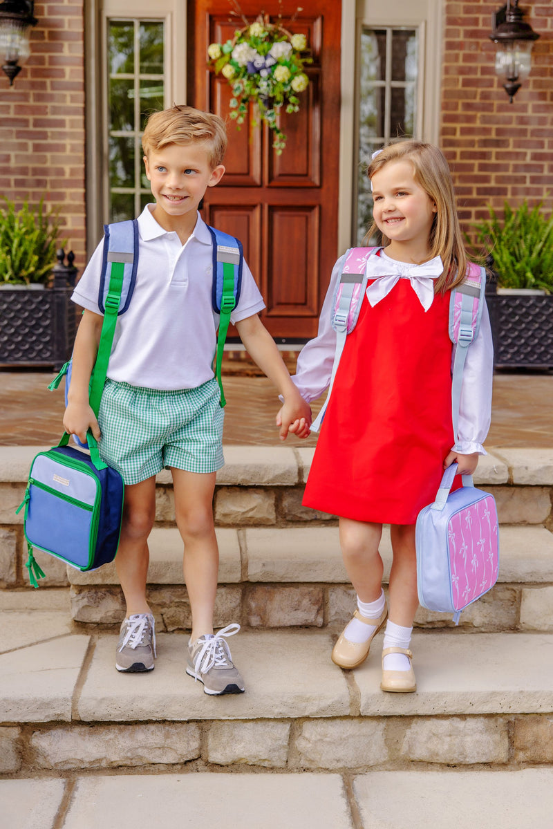 Leighton Lunch Box - Beale Street Blue, Barbados Blue, Nantucket Navy & Kiawah Kelly Green