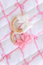 Bow Wooden & Silicone Teether (3-Pack) - Lauderdale Lavender, Hamptons Hot Pink & Worth Avenue White