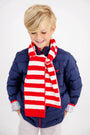 Cooper Coat - Nantucket Navy with Richmond Red Stork