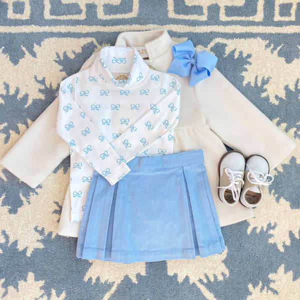 Penelope Peacoat - Palmetto Pearl with Palmetto Pearl Lining & Brass Buttons