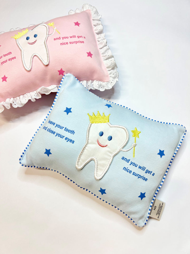 Fairy Exchange Pillow - Buckhead Blue